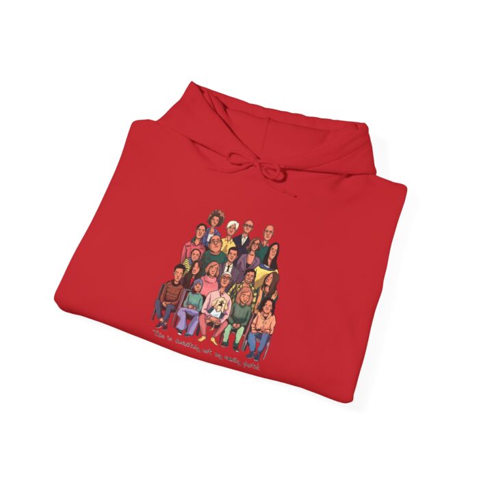 Definitely not my family photo Unisex Heavy Blend™ Hooded Sweatshirt - Image 44