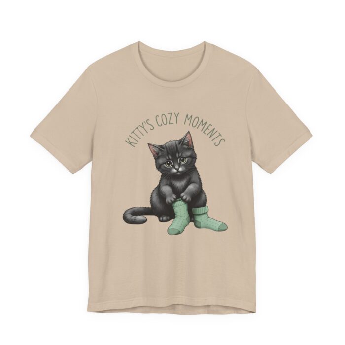 Cute Cat Jersey Tee - Kitty's Cozy Moments, Pet Lover Shirt, Gifts for Cat Owners, Animal Lover Apparel, Fun Cat Lover Tee - Image 39