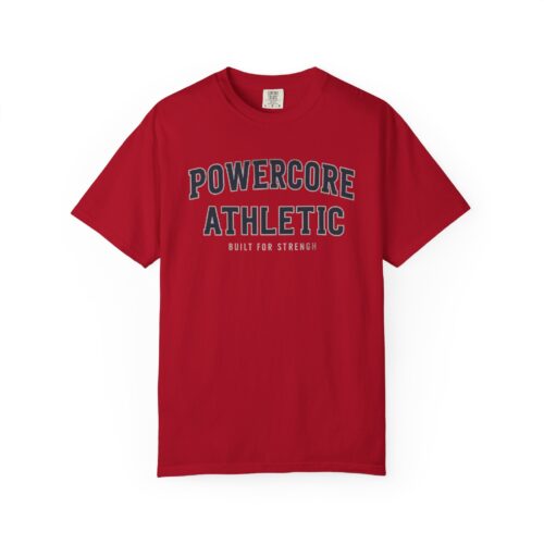 Powercore Athletic Unisex Garment-Dyed T-Shirt - Casual Workout Tee