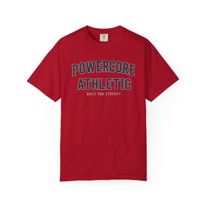 Powercore Athletic Unisex Garment-Dyed T-Shirt - Casual Workout Tee