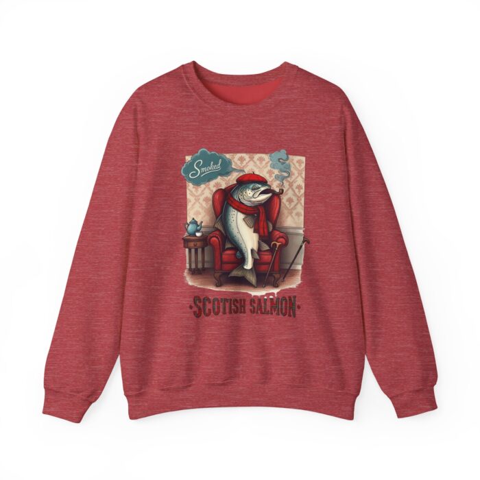 Scottish Salmon Unisex Heavy Blend™ Crewneck Sweatshirt - Image 41