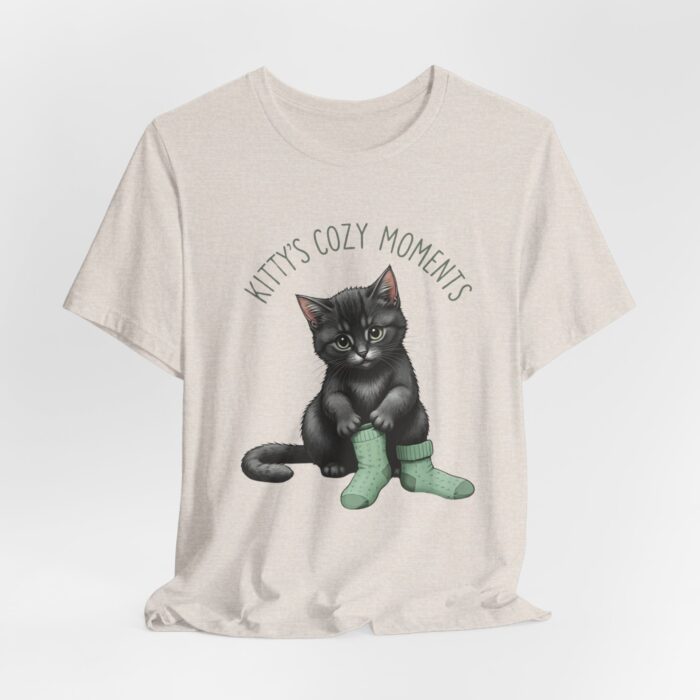 Cute Cat Jersey Tee - Kitty's Cozy Moments, Pet Lover Shirt, Gifts for Cat Owners, Animal Lover Apparel, Fun Cat Lover Tee - Image 23