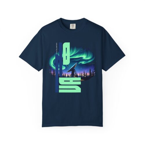 Vibrant Aurora Unisex T-Shirt, Graphic Tees, Nature Lover Gift, Cosmic Design Tee, Casual Wear, Outdoor Adventure Shirt