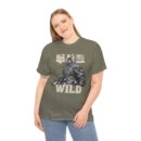 Wild Spirit Unisex Heavy Cotton Tee | Adventure Shirt, Gift for Nature Lovers, Casual Wear, Outdoor Activities, Quote Tee