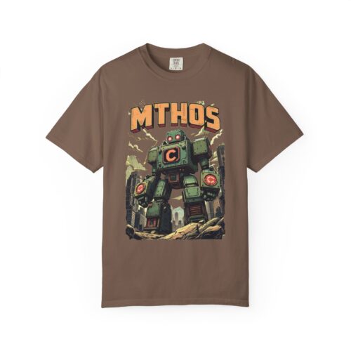 Vintage Robot Graphic Tee, Unisex Casual T-Shirt, Gift for Gamers, Retro Style Shirt, Perfect for Comic-Con, Everyday Wear
