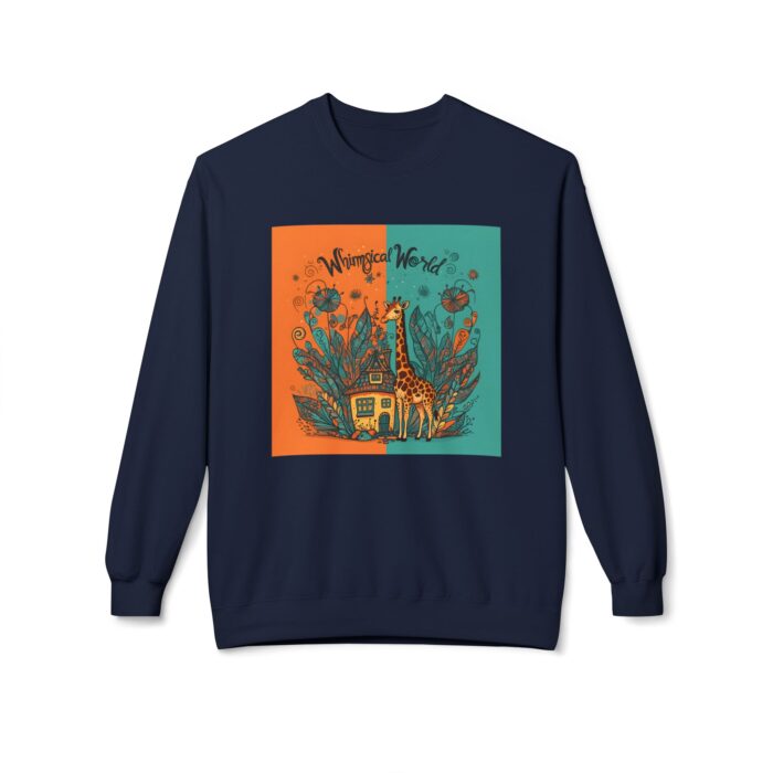 Whimsical World Unisex Midweight Softstyle Fleece Crewneck Sweatshirt - Image 5