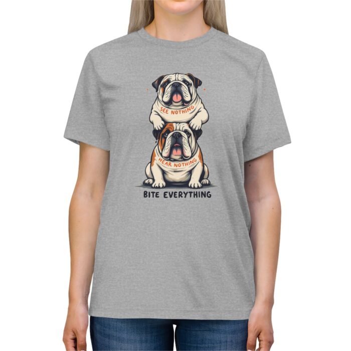 BITE EVERYTHING Unisex Triblend Tee - Image 31