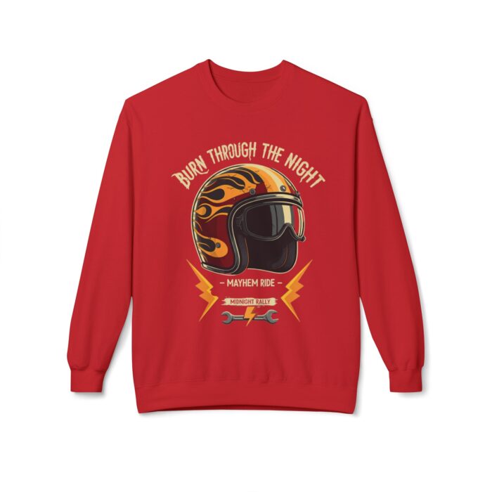 Burn through the night Unisex Midweight Softstyle Fleece Crewneck Sweatshirt - Image 53