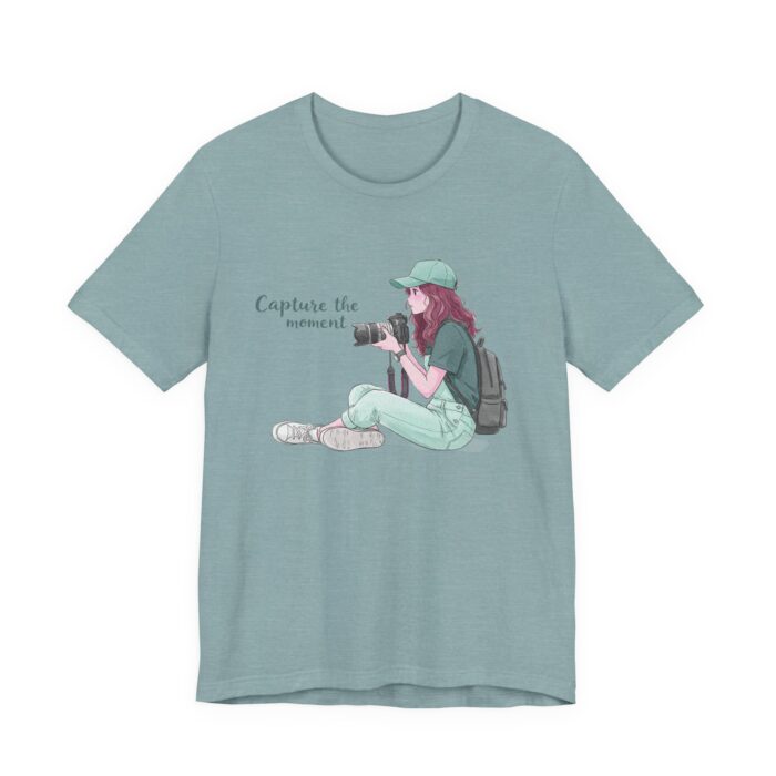 Photography Lover's Unisex Tee, Capture the Moment Shirt, Gifts for Photographers, Casual Wear, Photography Apparel, Creative Outfit - Image 4