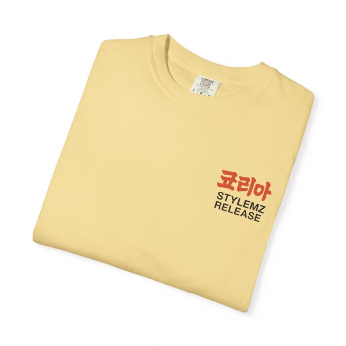 Unisex Garment-Dyed T-shirt - Korean Style Release Tee - Image 3