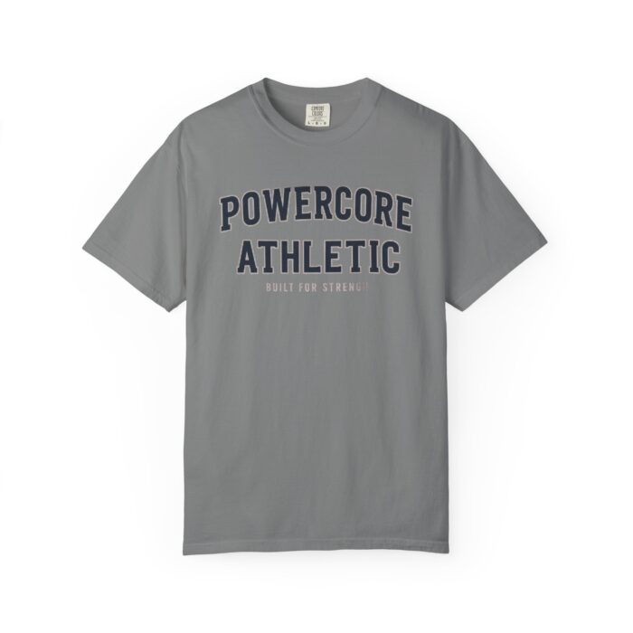 Powercore Athletic Unisex Garment-Dyed T-Shirt - Casual Workout Tee - Image 5