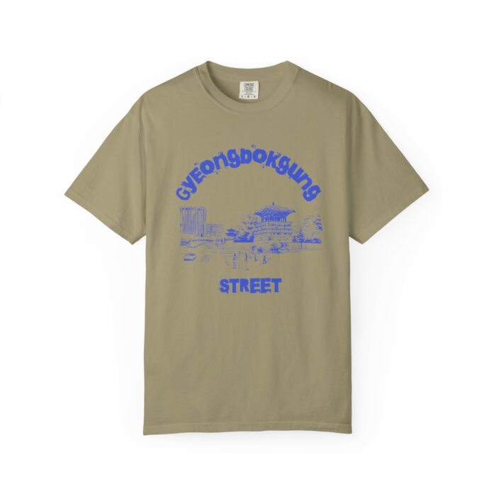 Gyeongbokgung Street Unisex Garment-Dyed T-shirt - Image 29