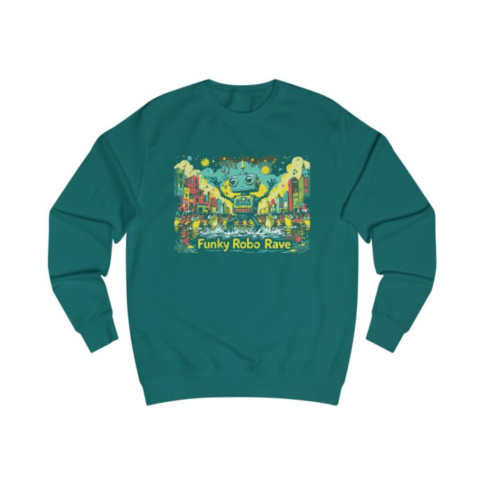 Funky Robo Rave Unisex Sweatshirt - Image 25