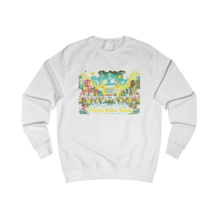 Funky Robo Rave Unisex Sweatshirt - Image 7