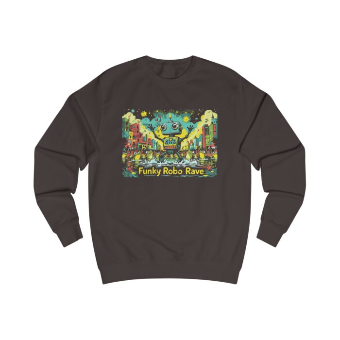 Funky Robo Rave Unisex Sweatshirt - Image 11