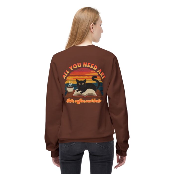 All you need are Unisex Midweight Softstyle Fleece Crewneck Sweatshirt - Image 4