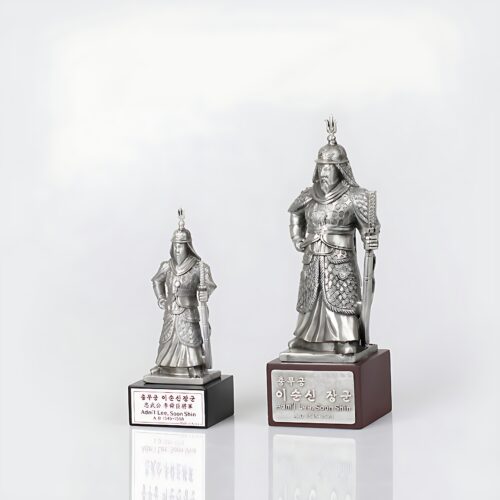"meta_description": "Capture Korean heroism with this pewter Admiral Statue. Ideal for collectors.",