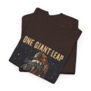 Moon Landing Adventure Tee - Unisex Heavy Cotton T-Shirt, Space Exploration Gift, Astronomy Shirt, Vintage Style Tee, One Giant Leap Design