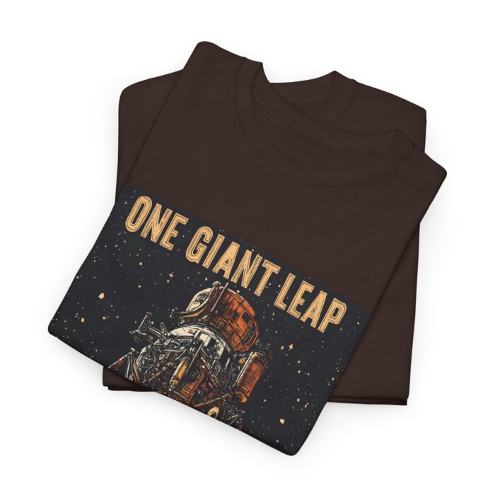 Moon Landing Adventure Tee - Unisex Heavy Cotton T-Shirt, Space Exploration Gift, Astronomy Shirt, Vintage Style Tee, One Giant Leap Design - Image 13