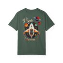 Galaxy Exploring Unisex Garment-Dyed T-Shirt - Space Adventure Vibe