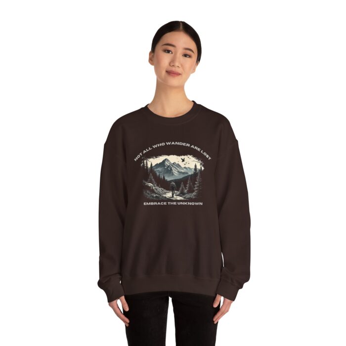 Not All Who Wander Are Lost Unisex Heavy Blend™ Crewneck Sweatshirt - Image 12