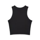 Peaceful Vibes Women's Micro Rib Racer Tank Top, Summer Crop Top, Festival Wear, Yoga Top, Inspirational Tee