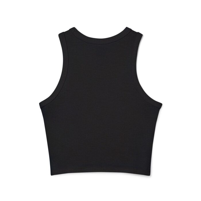 Peaceful Vibes Women's Micro Rib Racer Tank Top, Summer Crop Top, Festival Wear, Yoga Top, Inspirational Tee - Image 6