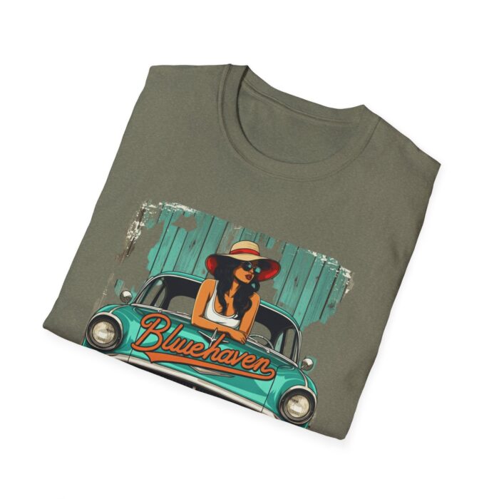 Blue haven Unisex Softstyle T-Shirt - Image 12