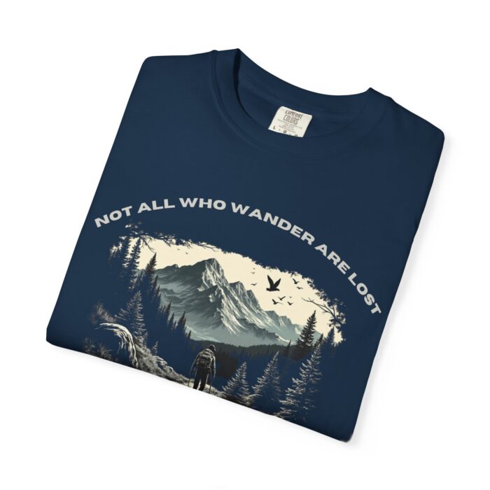 Adventure-Themed Unisex T-Shirt - Embrace the Unknown, Inspirational Tee for Explorers, Wanderlust Gift, Nature Lover Apparel, Hiking Shirt - Image 3