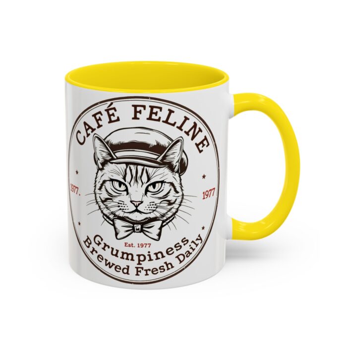 Grumpy Cat Accent Coffee Mug | Cat Lover Gift, Unique Coffee Cup, Pet-Themed Kitchenware, Café Decor, Funny Cat Mug - Image 37