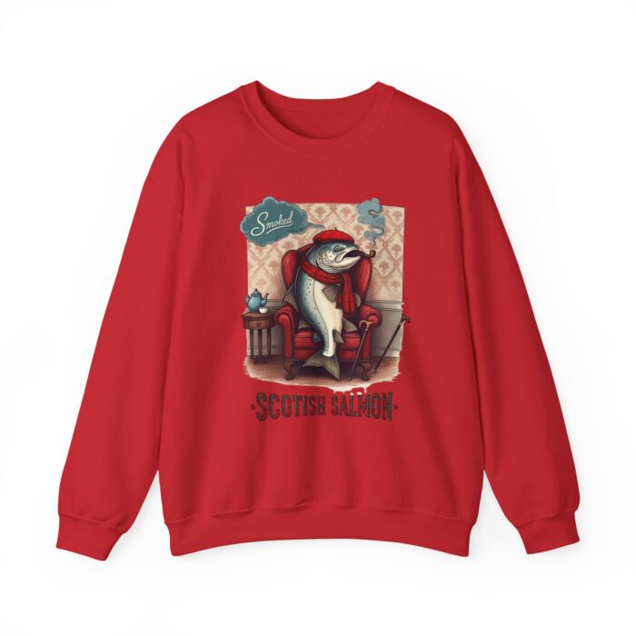 Scottish Salmon Unisex Heavy Blend™ Crewneck Sweatshirt - Image 45