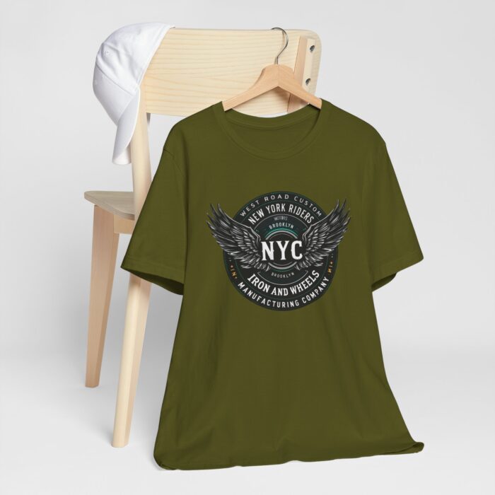 NYC Wings Graphic Unisex Tee, Vintage Style Shirt, Gift for NYC Lovers, Casual Streetwear, Travel Souvenir, Comfortable Tee