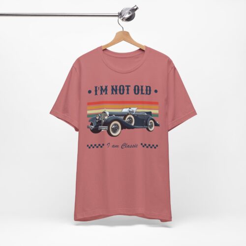 Vintage Car Tee - I'm Not Old, I'm Classic - Perfect for Car Enthusiasts, Retro Style, Gift for Birthdays, Father's Day, Casual Wear, [...]