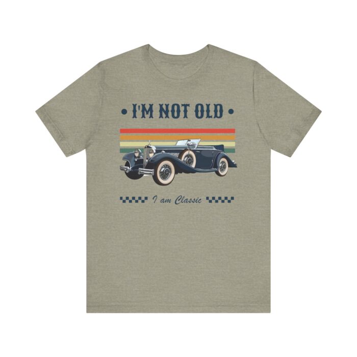 Vintage Car Tee - I'm Not Old, I'm Classic - Perfect for Car Enthusiasts, Retro Style, Gift for Birthdays, Father's Day, Casual Wear, [...] - Image 11