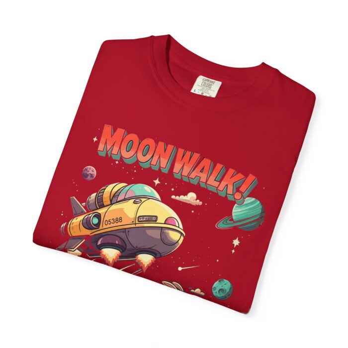 Playful Space-Themed Unisex T-Shirt, Moon Walk Graphic Tee, Astronaut Shirt, Gift for Kids, Sci-Fi Apparel - Image 23
