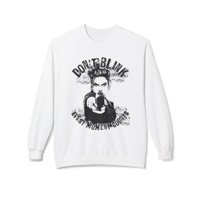 Don't Blink Unisex Midweight Softstyle Fleece Crewneck Sweatshirt - Image 13