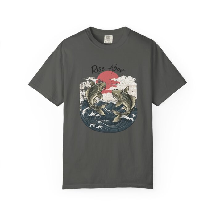 Rise above Unisex Garment-Dyed T-shirt - Image 47