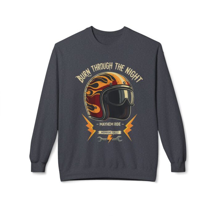Burn through the night Unisex Midweight Softstyle Fleece Crewneck Sweatshirt - Image 29