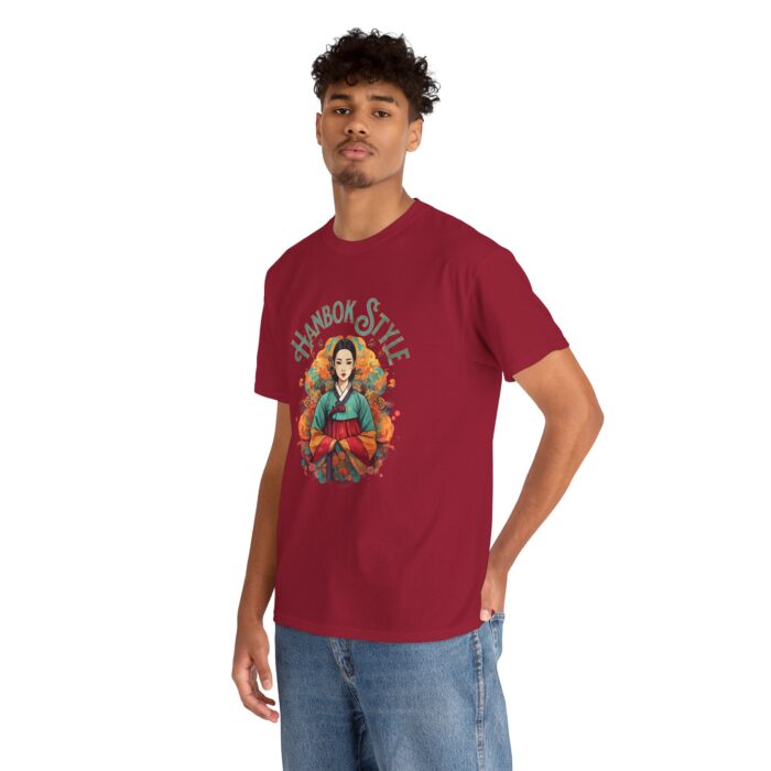 Hanbok Style Unisex Heavy Cotton Tee - Image 39
