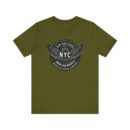 NYC Wings Graphic Unisex Tee, Vintage Style Shirt, Gift for NYC Lovers, Casual Streetwear, Travel Souvenir, Comfortable Tee