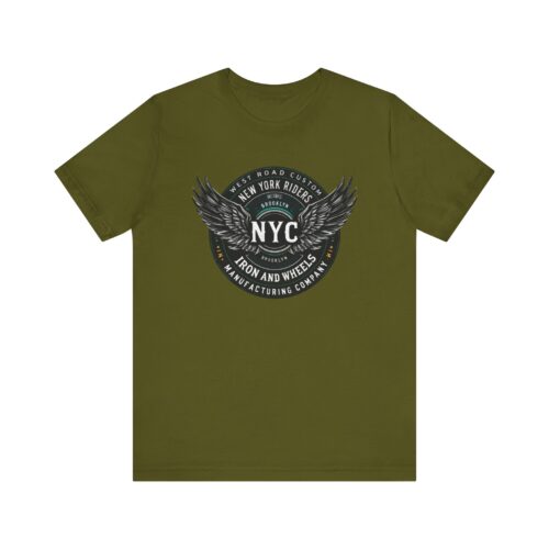 NYC Wings Graphic Unisex Tee, Vintage Style Shirt, Gift for NYC Lovers, Casual Streetwear, Travel Souvenir, Comfortable Tee