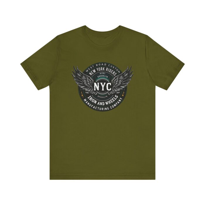 NYC Wings Graphic Unisex Tee, Vintage Style Shirt, Gift for NYC Lovers, Casual Streetwear, Travel Souvenir, Comfortable Tee - Image 2