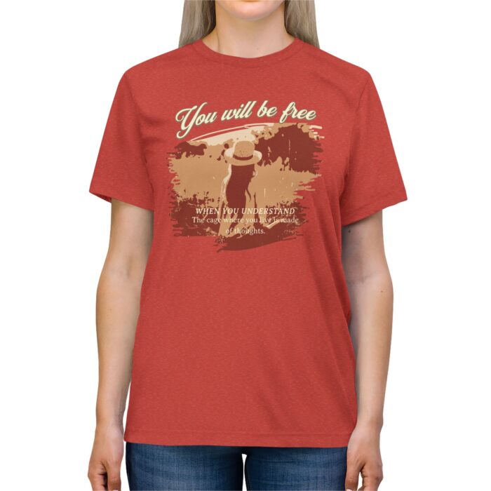 You will be free Unisex Triblend Tee - Image 31