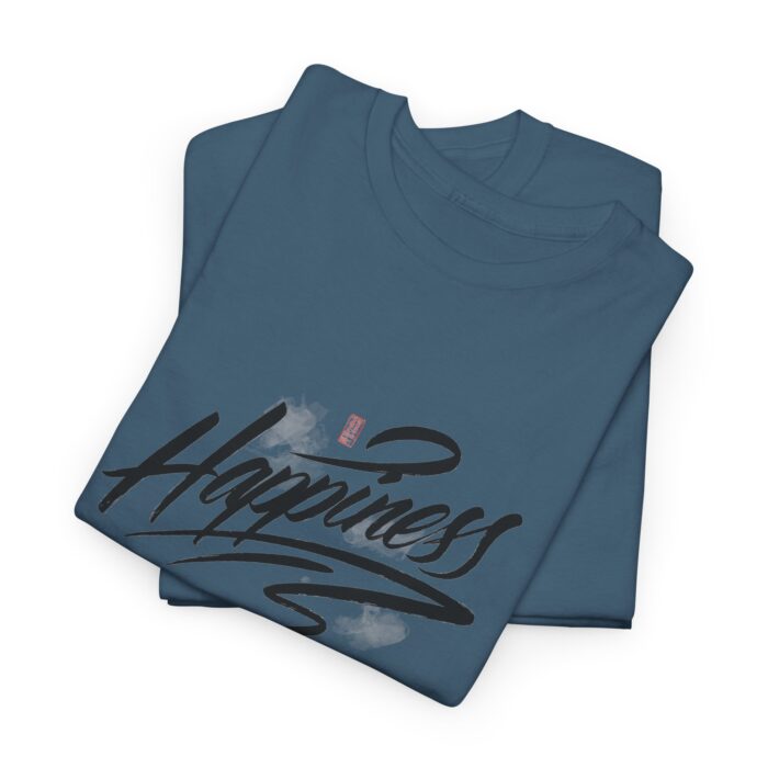 Happiness Unisex Heavy Cotton Tee - Comfortable Daily Wear - Image 2
