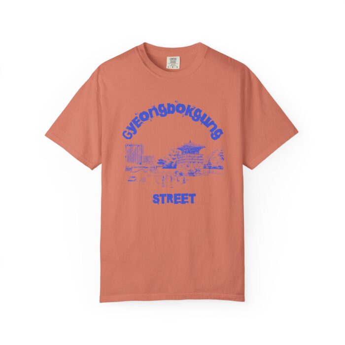 Gyeongbokgung Street Unisex Garment-Dyed T-shirt - Image 45