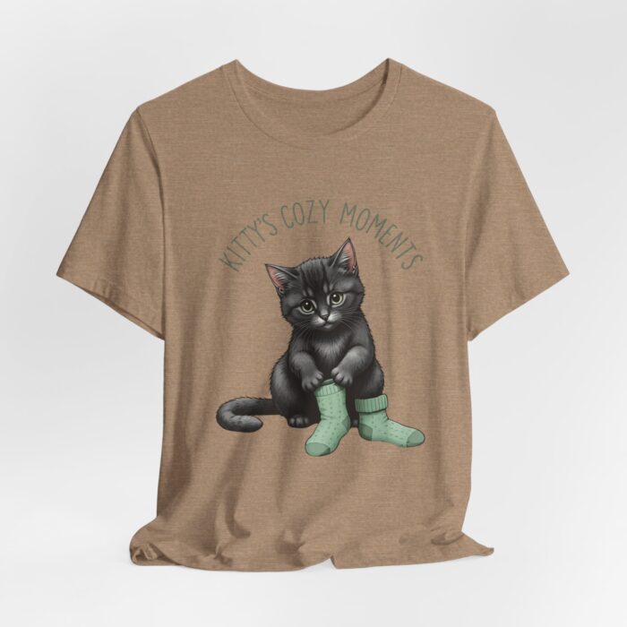 Cute Cat Jersey Tee - Kitty's Cozy Moments, Pet Lover Shirt, Gifts for Cat Owners, Animal Lover Apparel, Fun Cat Lover Tee - Image 32