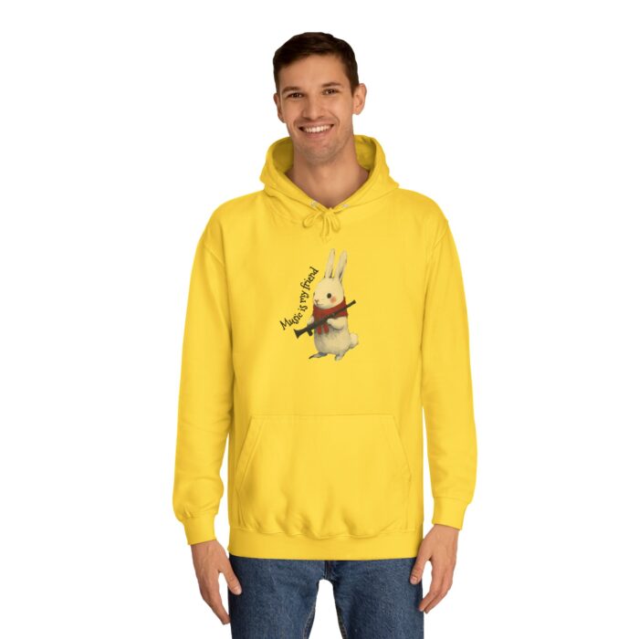 Music is my friend Unisex College Hoodie - Image 31