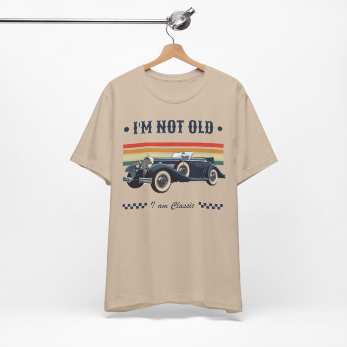 Vintage Car Tee - I'm Not Old, I'm Classic - Perfect for Car Enthusiasts, Retro Style, Gift for Birthdays, Father's Day, Casual Wear, [...] - Image 10