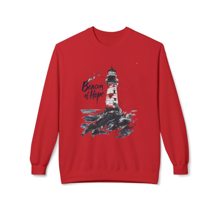 Beacon of Hope Unisex Midweight Softstyle Fleece Crewneck Sweatshirt - Image 53
