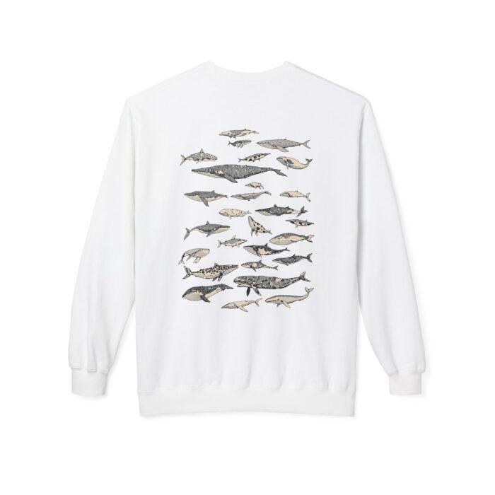 For Whales Unisex Midweight Softstyle Fleece Crewneck Sweatshirt - Image 10
